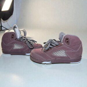 Nike Air Jordan Retro 5 Burgundy Suede Size US 2 kids